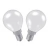 Philips 40W 240V Opal Golf Ball Bulb SES E14 Soft White Twin Pack -Philips Shop r r o round e14 opal copy