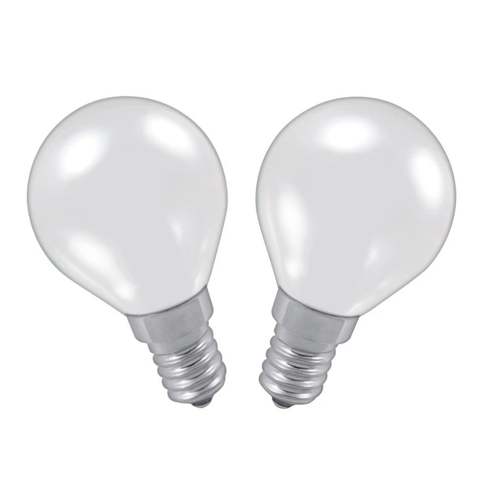 Philips 40W 240V Opal Golf Ball Bulb SES E14 Soft White Twin Pack 3 Philips 40W 240V Opal Golf Ball Bulb SES E14 Soft White Twin Pack