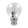 Crompton 240V 18W = 24W BC-B22d Energy Saver Halogen Golf Ball Clear - Dimmable - 205lm -Philips Shop r r o round esh 18w 2700k bc erou18cbc 1000x1000