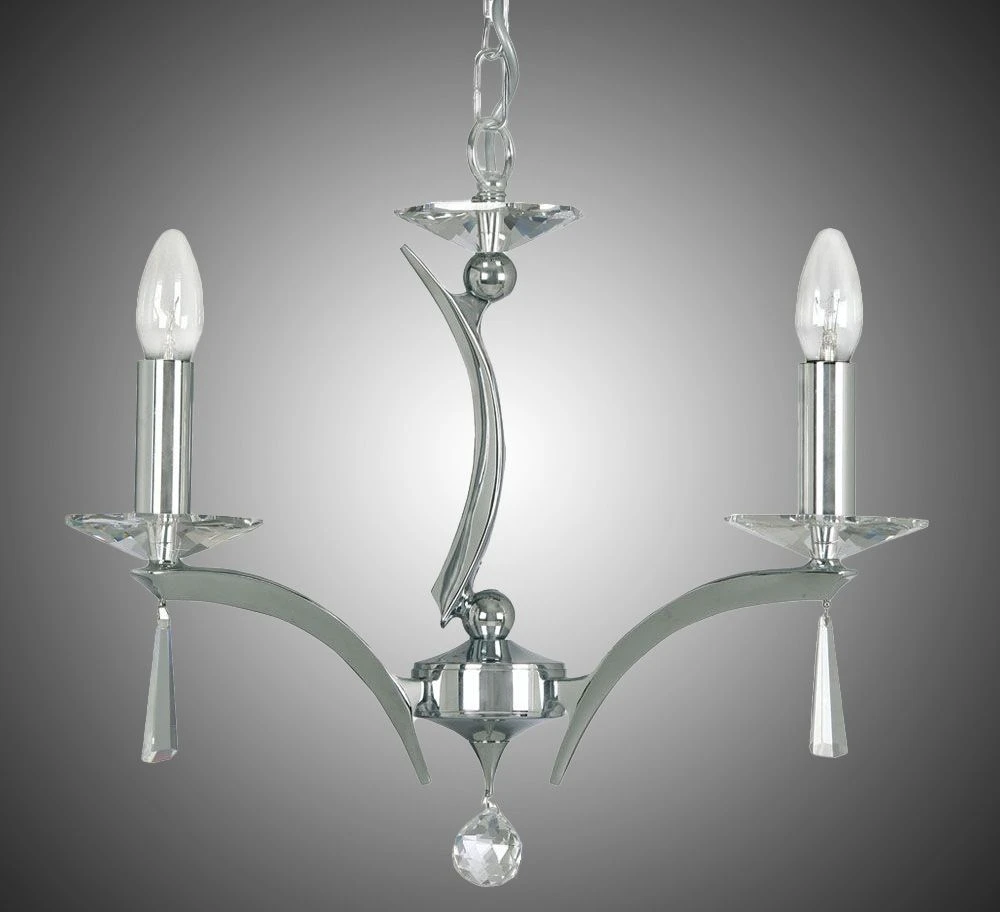 Roxton Chrome 3 Light Ceiling Pendant 3 Roxton Chrome 3 Light Ceiling Pendant