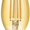 Osram Vintage 4.5W = 37W SES LED Filament Gold Candle Lamp - 2500K Extra Warm White - Non Dim -Philips Shop s s s l1600 3 4