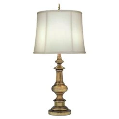 Stiffel SF/WASHINGTON AB Washington Table Lamp Antique Brass