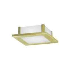 EGLO 27904 210mm Square Flush Ceiling Light Bronze, R7s 42w Halogen Lamp Included -Philips Shop s s m small eglo eglo 85095 auriga fali mennyezeti l