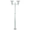 Norlys ST6 GALVANISED Stockholm Twin Post Galvanised 1 Norlys ST6 GALVANISED Stockholm Twin Post Galvanised -Philips Shop s s t st6gal