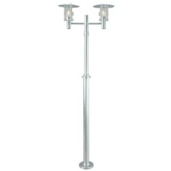 Norlys ST6 GALVANISED Stockholm Twin Post Galvanised