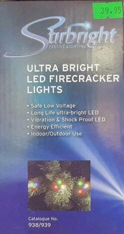6m Ultra Bright 200 Multi Coloured LED Firecracker Lights Indoor Or Outdoor Use 7 6m Ultra Bright 200 Multi Coloured LED Firecracker Lights Indoor Or Outdoor Use -Philips Shop s s t stirbright 939 coloured led firecracker lights 1
