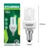 Sylvania 8W = 40W SES E14 Homelight 827 CFL Energy Saver -Philips Shop s s y sylvania 8 watt ses cfl