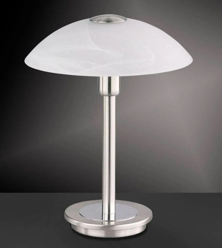Paul Neuhaus 4235-55 Stainless Steel / Alabastor Decor Halogen Touch Table Lamp 4 Paul Neuhaus 4235-55 Stainless Steel / Alabastor Decor Halogen Touch Table Lamp - Image 2