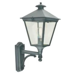 Norlys T1 BLACK Turin Up Wall Lantern Black