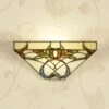 Alcea Tiffany Wall Light Shade By Interiors 1900 TG102W WF1 -Philips Shop tg102w tiffany wall light