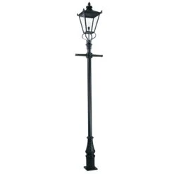 Elstead WSLP1 BLACK Wilmslow Lamp Post Black