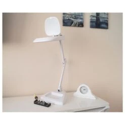 Eagle Desktop LED Articulated Illuminated Magnifier With 6" Lens 6 Eagle Desktop LED Articulated Illuminated Magnifier With 6" Lens -Philips Shop y y 0 y006q in1
